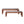 Acacia Wood Outdoor Bench with Beautiful Slat Paneling - Dark Brown