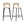 Boho Style Handwoven Paper Rope Counter Stools (Set of 2)
