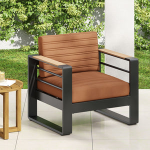 Giovanna Club Chair Set With Aluminum Frame
