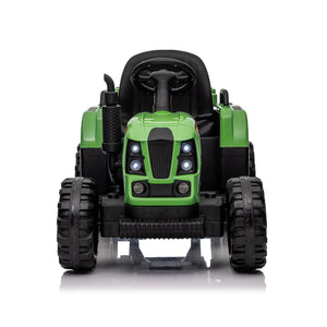 Ride On Tractor with Trailer, 24V Powered Electric Toy for Kids