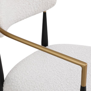 Upholstered Bar Stools With Backs for Kitchen Island (Set of 2) - Beige