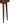 Solid Mango Wood Mini Chestnut Hallway Console with 2 Drawers