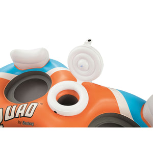 Bestway Rapid Rider 4 Person Floating Island Raft and Rapid Rider 2 Person Tube