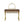 Coleen Walnut & Gold Finish Vanity Desk with Mirror & Jewelry Tray