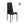 5 Pieces Dining Table Set For 4, Kitchen Room Tempered Glass Dining Table, 4 Faux Leather Chairs - Black
