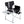 Padded Folding Outdoor Chair With Side Table And Storage Pockets, Lightweight Oversized Directors Chair For Indoor, Outdoor Camping, Picnics And Fishing