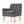 Modern Arm Chair With Tufted Back and Wooden Legs
