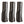 SKB Cases ATA Deluxe Hard Plastic Storage Wheeled Golf Bag Travel Case (3 Pack)