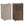 Suncast Trash Hideaway 33 Gallon Garbage Container, 1 Beige & 1 Brown (2 Pack)