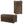 Suncast Trash Hideaway Outdoor Garbage & Outdoor Patio Storage Deck Box, Brown