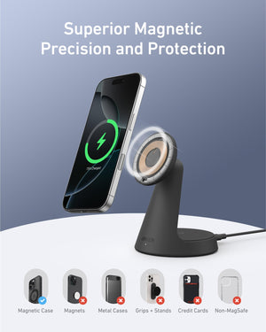 Anker MagGo Wireless Charger (2-in-1, Dock Stand) with USB-C Cable BOA - TRAPSKI