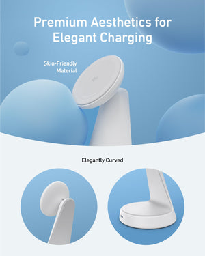 Anker MagGo Wireless Charger (2-in-1, Dock Stand) with USB-C Cable BOA - TRAPSKI