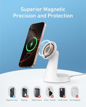 Anker MagGo Wireless Charger (2-in-1, Dock Stand) with USB-C Cable BOA - TRAPSKI