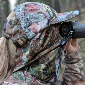 2-in-1 FRONT Face Mask and Camo Hat (Fitted and OSFM) - TRAPSKI