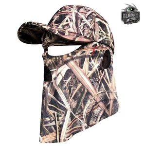 2-in-1 FRONT Face Mask and Camo Hat for Duck Hunting - TRAPSKI