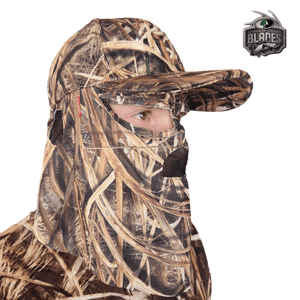 2-in-1 FRONT Face Mask and Camo Hat for Duck Hunting - TRAPSKI