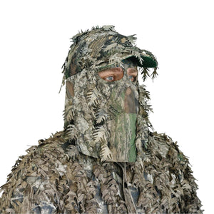 2-in-1 FRONT Leafy Face Mask and Camo Hat (Adj, OSFM) - TRAPSKI