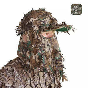 2-in-1 FRONT Leafy Face Mask and Camo Hat (Adj, OSFM) - TRAPSKI