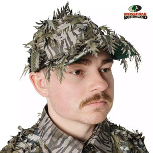 2-in-1 FRONT Leafy Face Mask and Camo Hat (Adj, OSFM) - TRAPSKI