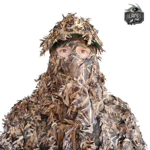 2-in-1 FRONT Leafy Face Mask and Camo Hat (Adj, OSFM) - TRAPSKI