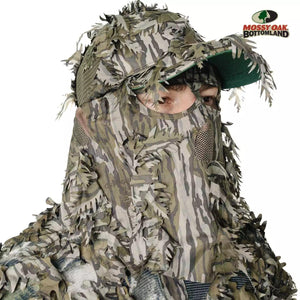 2-in-1 FRONT Leafy Face Mask and Camo Hat (Adj, OSFM) - TRAPSKI
