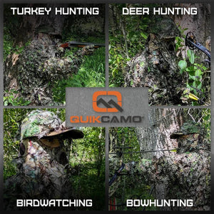 2-in-1 FRONT Leafy Face Mask and Camo Hat (Adj, OSFM) - TRAPSKI