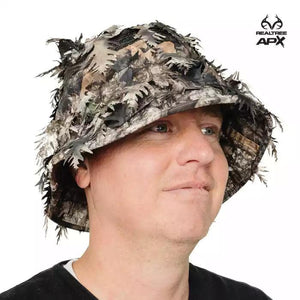 2-in-1 Leafy Face Mask and Bucket Hat (Adjustable, OSFM) - TRAPSKI
