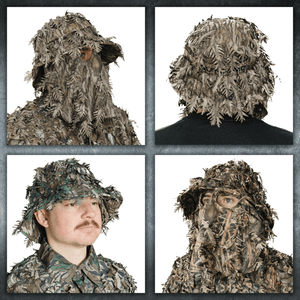 2-in-1 Leafy Face Mask and Bucket Hat (Adjustable, OSFM) - TRAPSKI