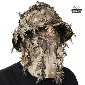 2-in-1 Leafy Face Mask and Bucket Hat (Adjustable, OSFM) - TRAPSKI