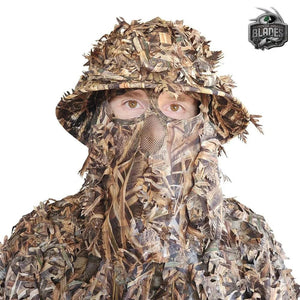2-in-1 Leafy Face Mask and Bucket Hat (Adjustable, OSFM) - TRAPSKI
