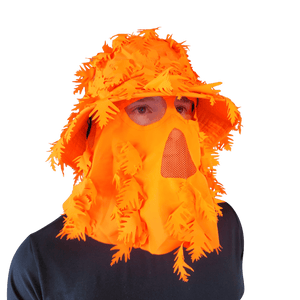 2-in-1 Leafy Face Mask and Bucket Hat (Adjustable, OSFM) - TRAPSKI