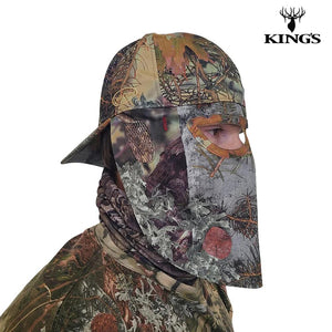 2-in-1 REAR Face Mask and Camo Hat (Fitted) - TRAPSKI