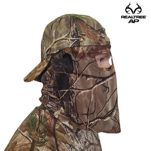 2-in-1 REAR Face Mask and Camo Hat (Fitted) - TRAPSKI