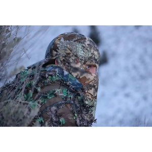 2-in-1 REAR Face Mask and Camo Hat (Fitted) - TRAPSKI