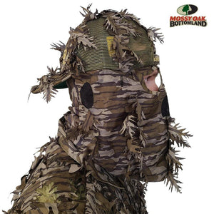 2-in-1 REAR Leafy Face Mask and Camo Hat (Fitted) - TRAPSKI