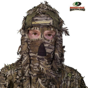 2-in-1 REAR Leafy Face Mask and Camo Hat (Fitted) - TRAPSKI