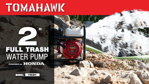 2 Inch Trash Water Pump 164 GPM 3.5HP GX120 powered by Honda Portable Utility