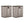 Suncast 9 Cu Ft Heavy Duty Resin Garage Base Storage Cabinet, Platinum (2 Pack) - TRAPSKI