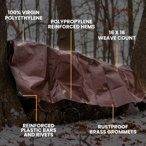 20’ x 30’ Super Heavy Duty Poly Tarp - TRAPSKI