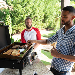 Razor Griddle GGT2131M 25 Inch Portable 2 Burner LP Propane Gas Grill, Steel - TRAPSKI