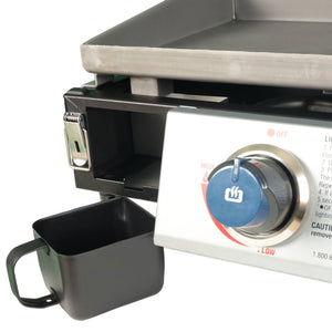 Razor Griddle GGT2131M 25 Inch Portable 2 Burner LP Propane Gas Grill, Steel - TRAPSKI