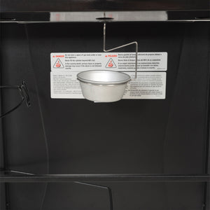 Grill Boss GBC1932M 3 Burner Gas Grill with Top Cover and Side Shelves, Black