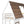 Wood Twin Size House Bunk Bed With Roof, Ladder And Slide - White / Brown