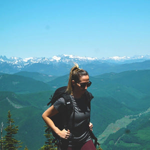 Lightweight Women's T-Shirt Crew Top - 100% Merino Wool