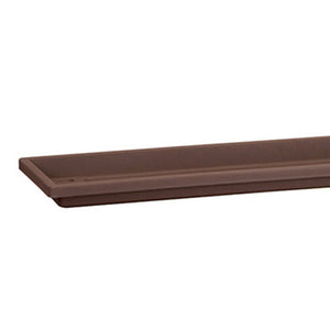 HC Companies Farmhouse Venetian 18 Inch Flower Box Saucer, Chocolate (2 Pack) - TRAPSKI