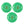 Slippery Racer Downhill Pro Buddy The Elf Saucer Disc Snow Sled, Green (3 Pack)
