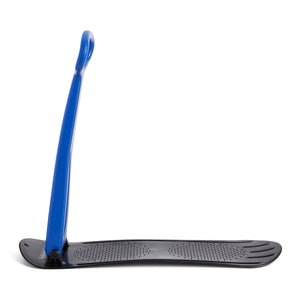 Slippery Racer Kids Foldable Outdoor Winter Ski Scooter Snow Sled, Blue (3 Pack) - TRAPSKI