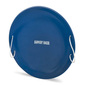 Slippery Racer ProDisc 26" Heavy Duty Metal Saucer Sled w/ Rope Handles (2 Pack)