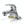 Brown USA BRPL0014 Metal Single Handle 4 Inch Bathroom Sink Faucet, Silver - TRAPSKI