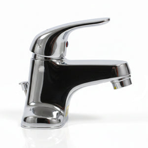 Brown USA BRPL0014 Metal Single Handle 4 Inch Bathroom Sink Faucet, Silver - TRAPSKI